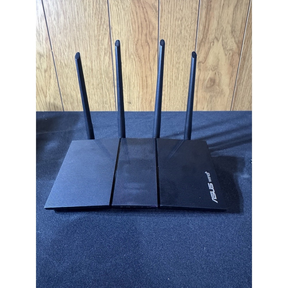 ASUS Dual Band WiFi 6 Router Built-in VPN AiMesh Compatible RT-AX1800S Black
